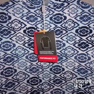 puma aloha woven golf shirt